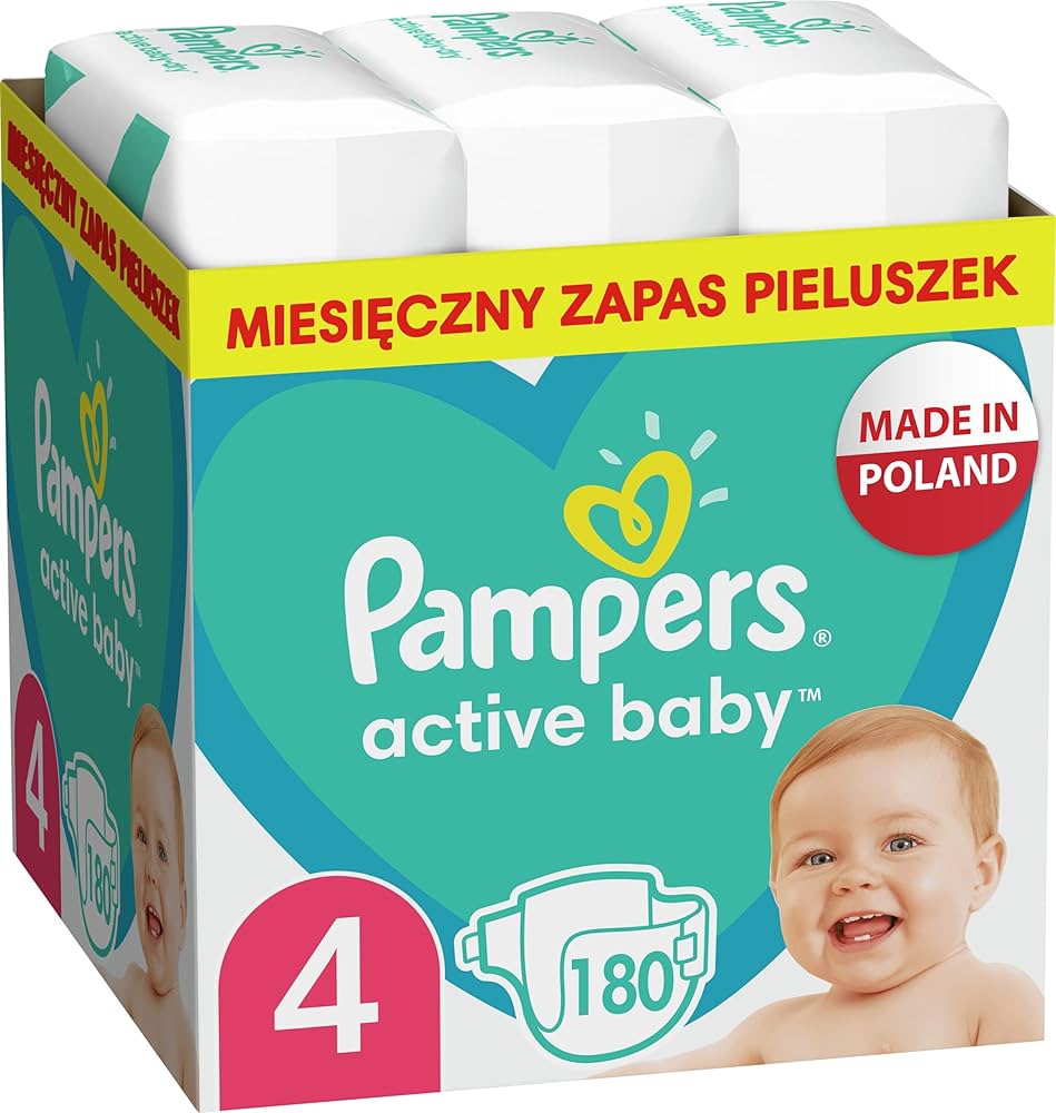 pampers active baby 4 64 szt