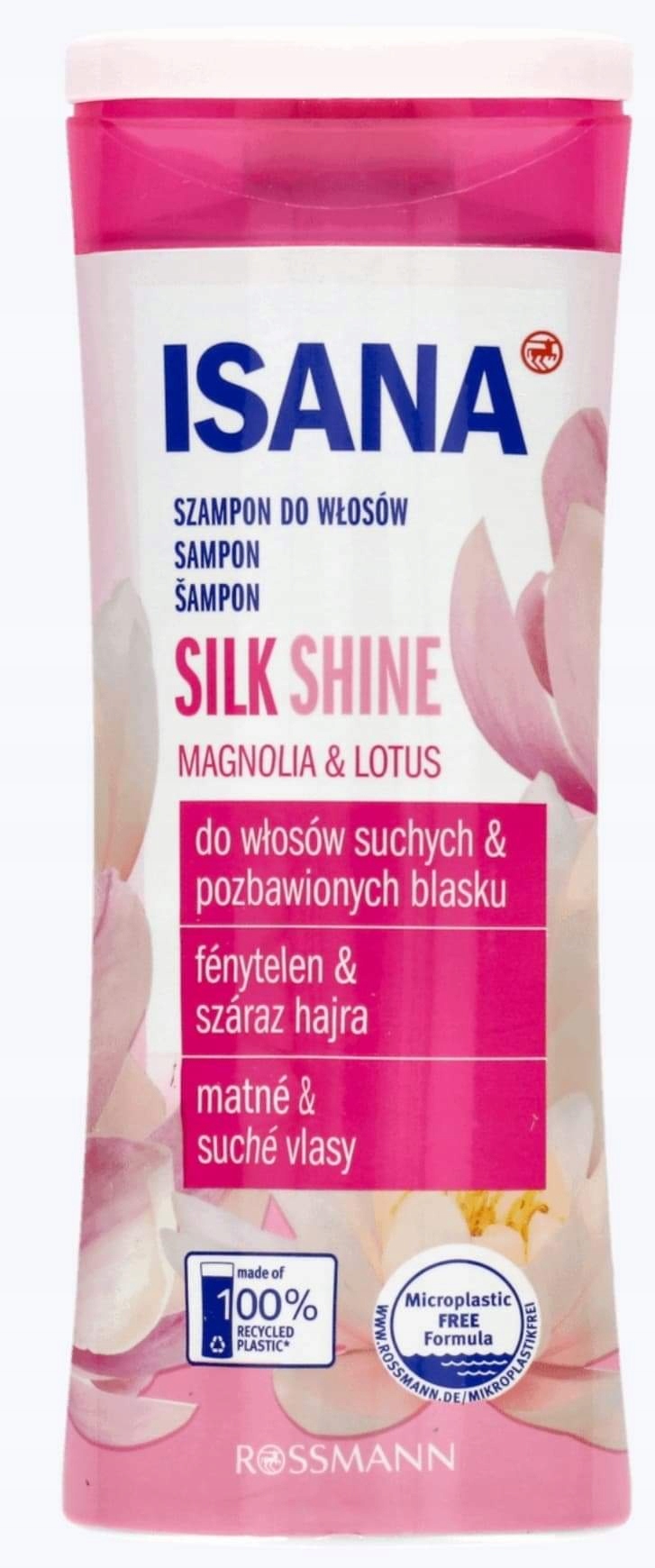 isana odżywka do włosów silky gloss