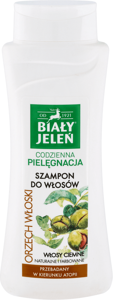 pollena ostrzeszów biały jeleń szampon do włosów ciemnych farbowanych 300ml