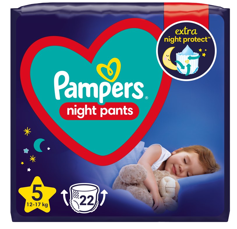 pampers w nocy