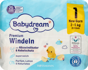 babydream pieluchomajtki dla niemowlat