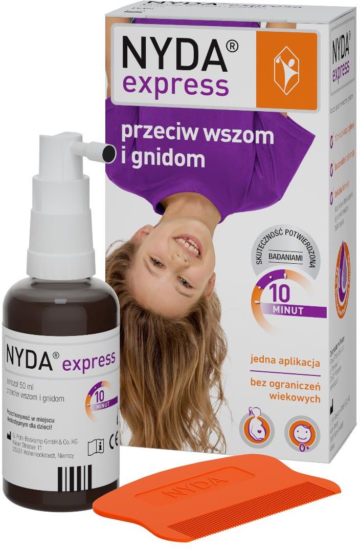 szampon przeciw wszom dla dzieci nyda