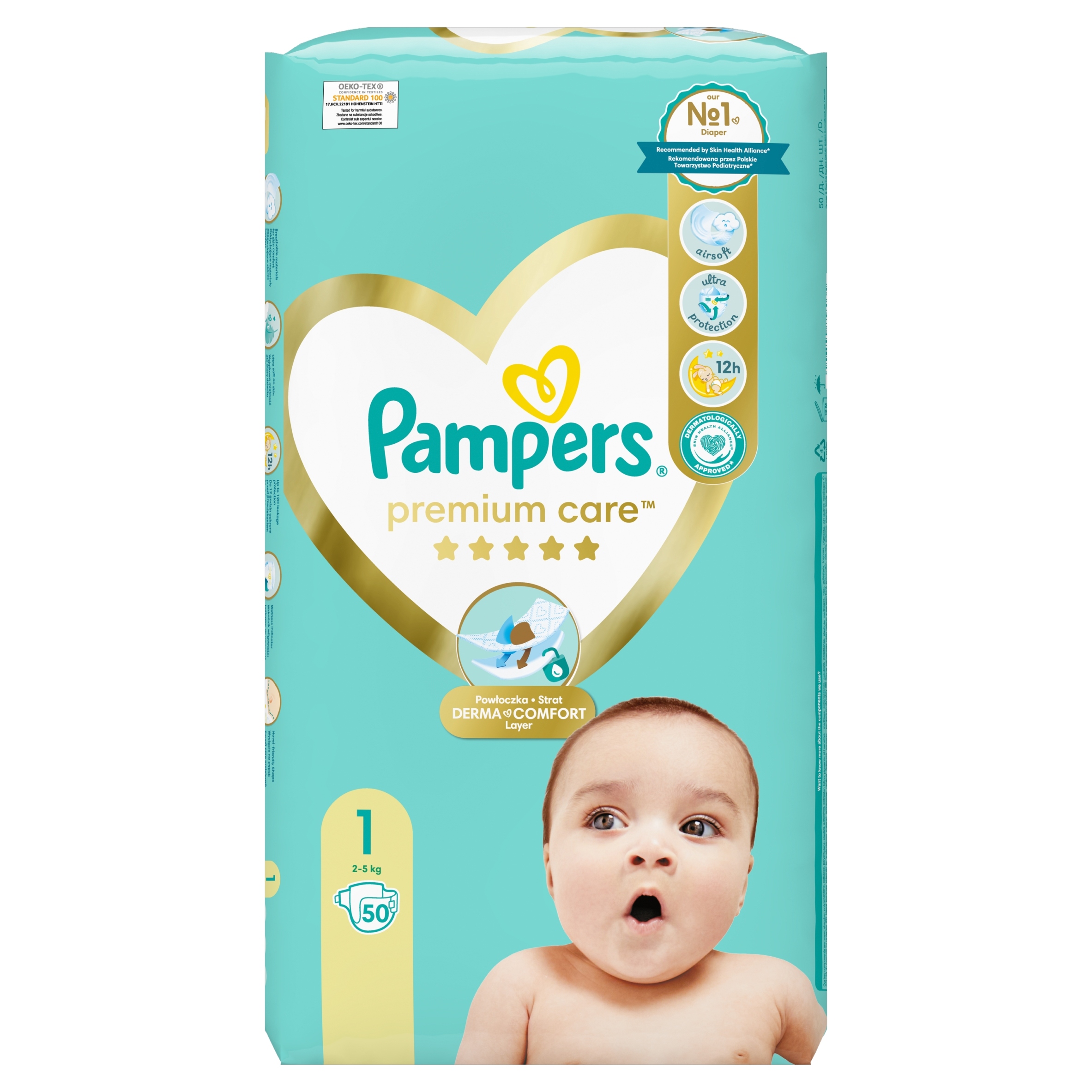 nowe pampers premium care