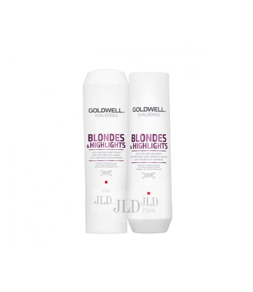 goldwell dualsenses blondes&highlights odżywka do włosów blond i z pasemkam