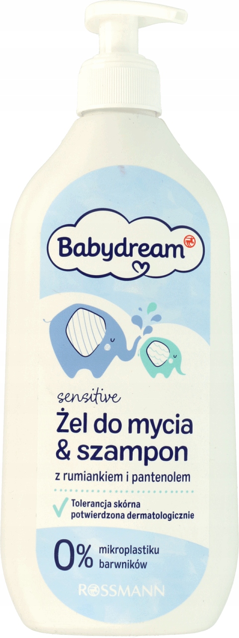 żel do mycia i szampon z pantenolem babydream wizaz