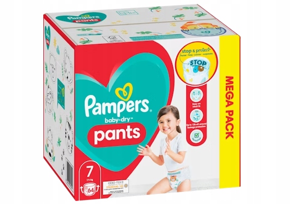 pieluchomajtki pampers mega box