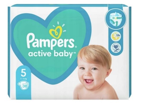 pampers active baby 5 50szt