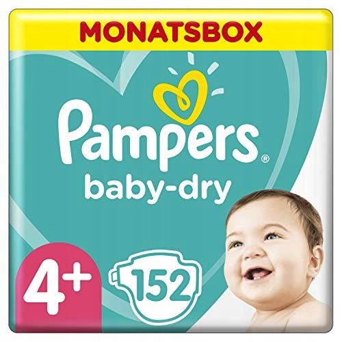 pieluchy pampers 4+ 152 sztuki