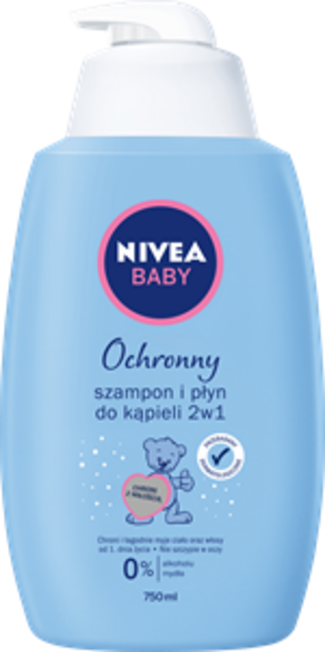 nivea baby szampon nadający połysk z proteinami jedwabiu