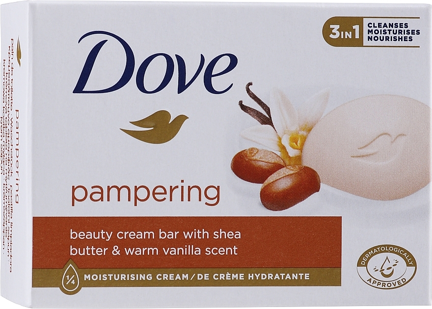 dove purely pampering kremowe mydło w kostce 100g