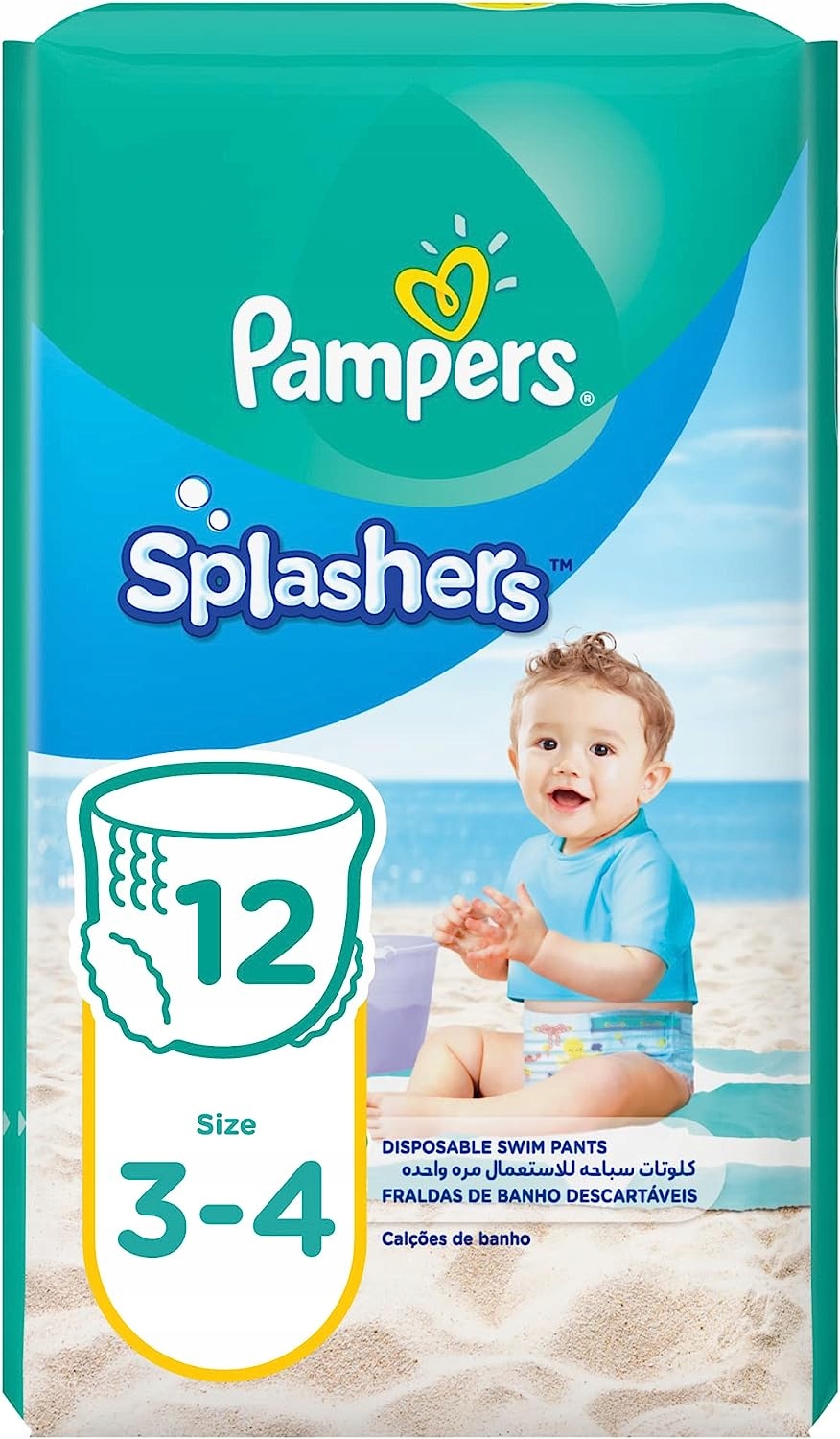 3 latek pampers na basen