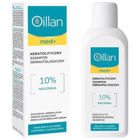 oillan med+ keratolityczny szampon dermatologiczny