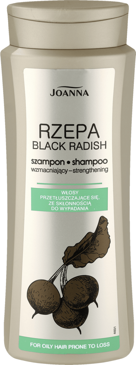 szampon z czarnej rzepy do włosów rozjaśnianych