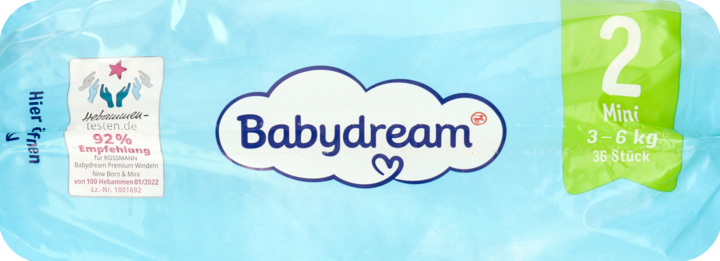 rossmann pieluchy babydream 2