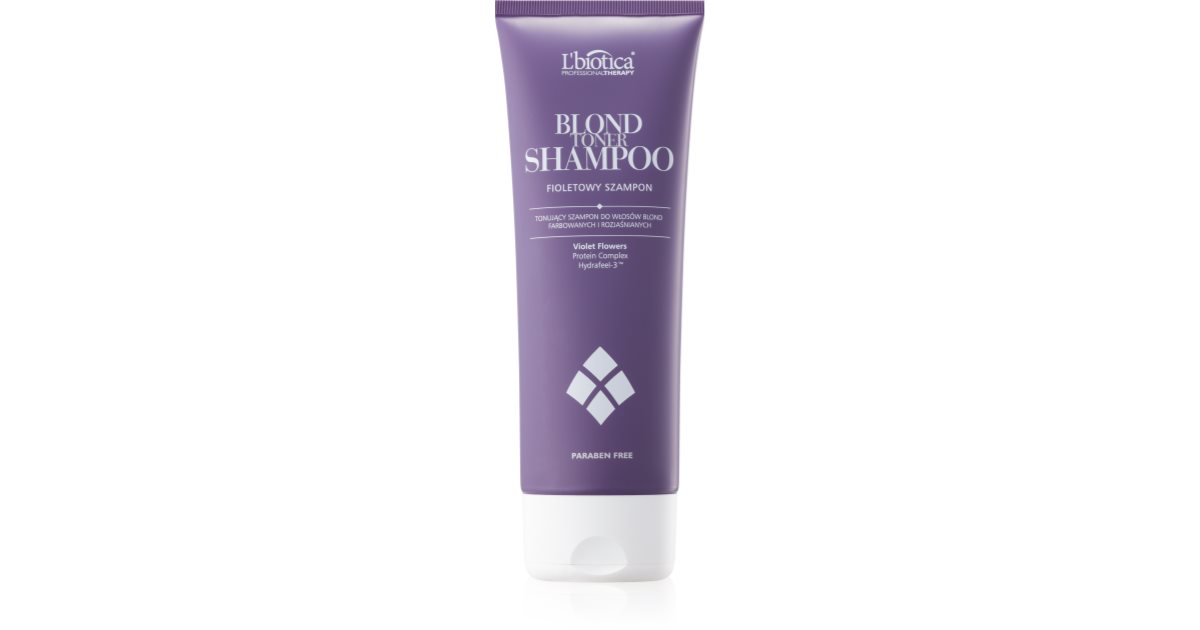 lbiotica lbiotica blond toner szampon fioletowy do włosów