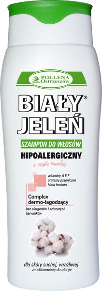 biały jeleń szampon hipoalergiczny z bawełną warszawa