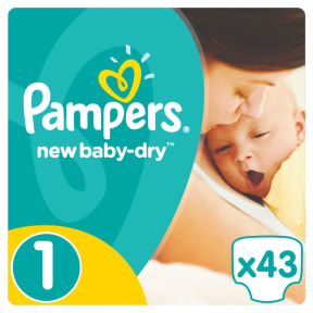 pampers new baby dry 43 szt cena