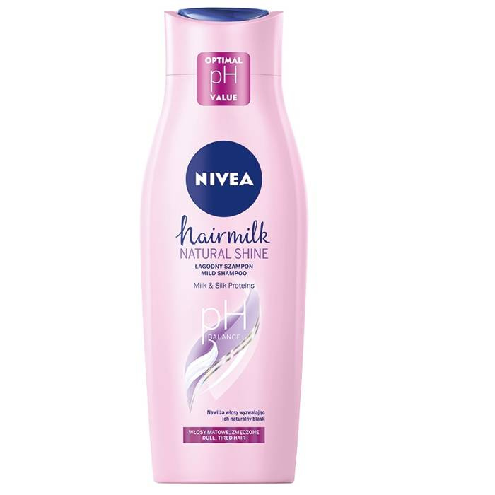 szampon nivea hairmilk natural shine opinie