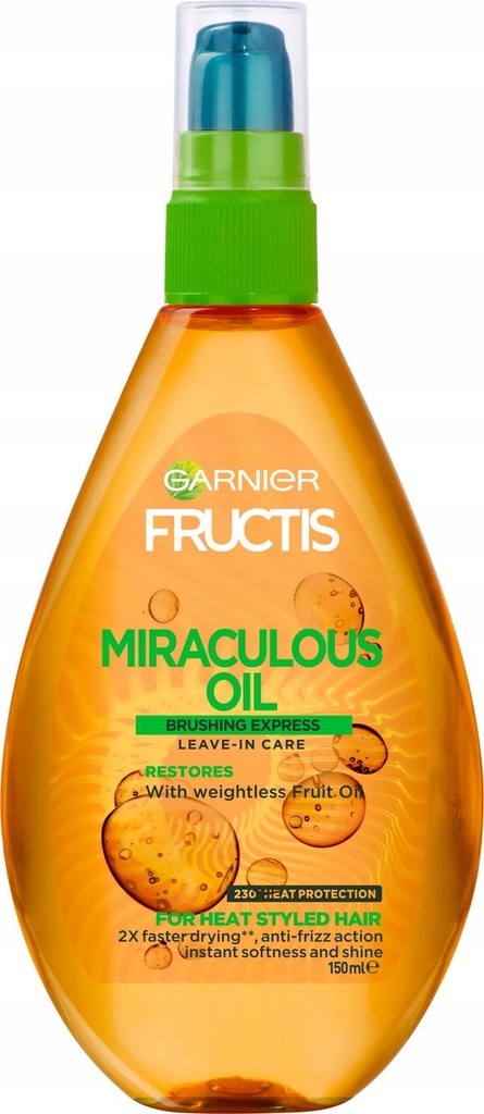 garnier fructis cudowny olejek do włosów ean