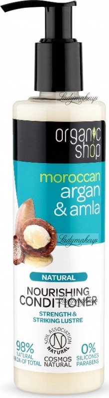 organic shop odżywka do włosów argan&amla