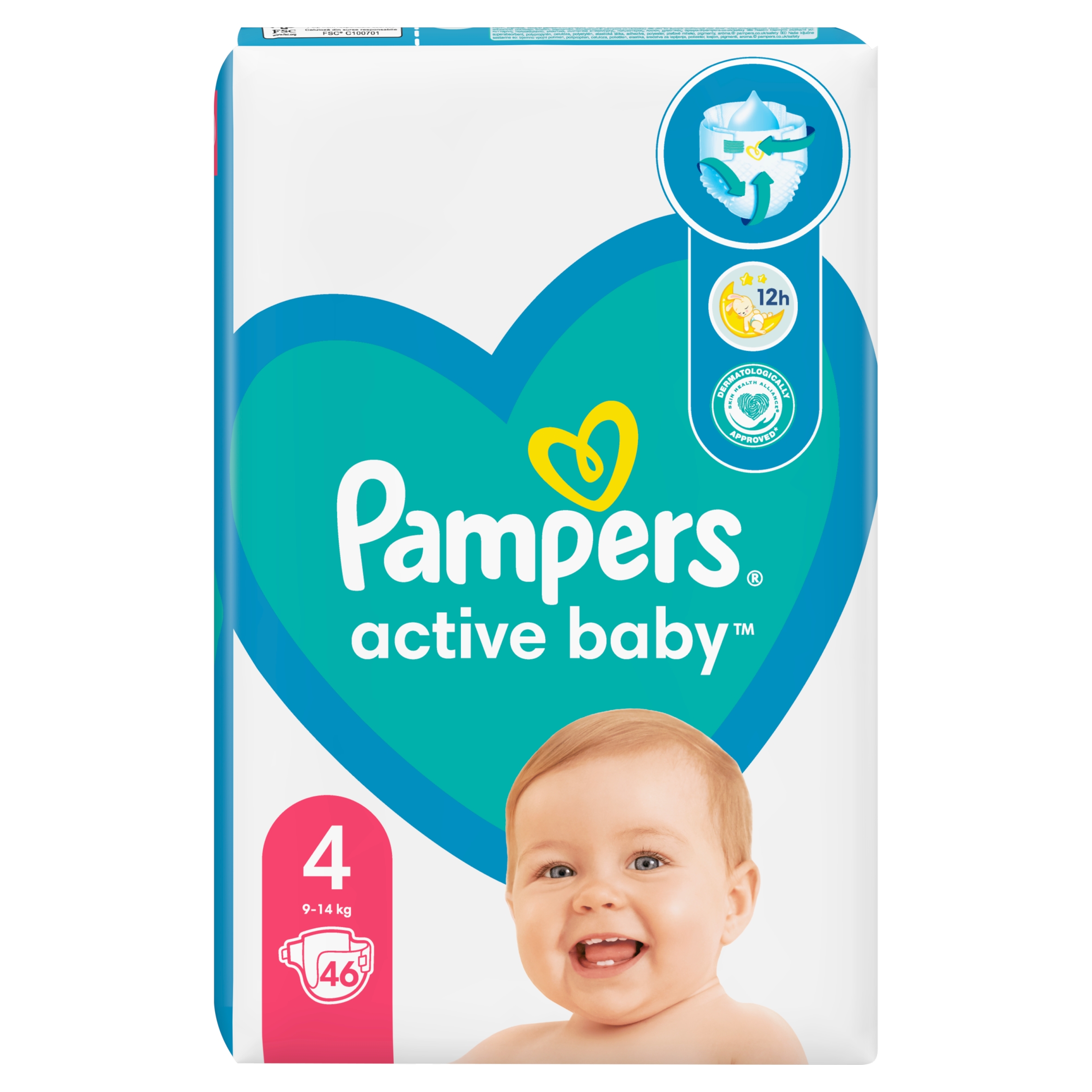 pieluszki pampers active baby 4