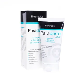 paraderm plus szampon z dziegciem i octopiroxem 150 ml