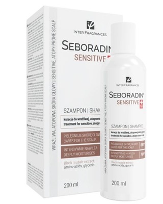 seboradin sensitive szampon do wrażliwej atopowej skóry głowy 200ml