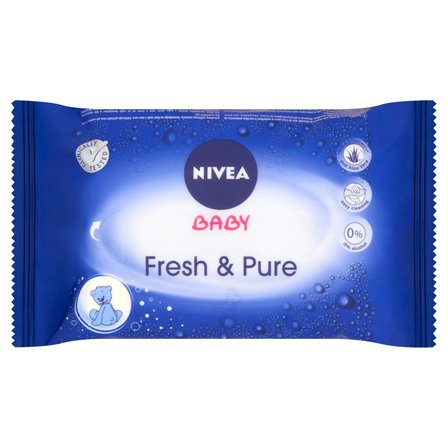 nivea baby chusteczki nawilżane fresh & pure 6