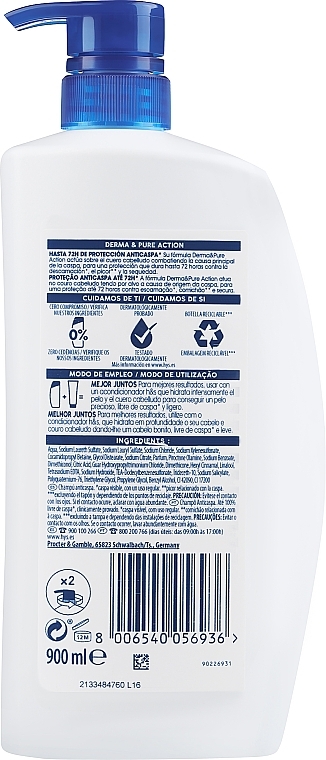 szampon head & shoulders classic clean skład