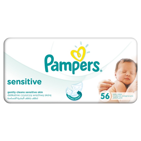 chusteczki pampers sensitive 56 szt