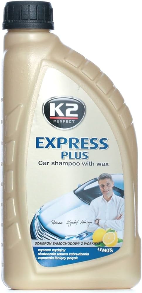 k2 express plus szampon samochodowy z woskiem 1 litr k141