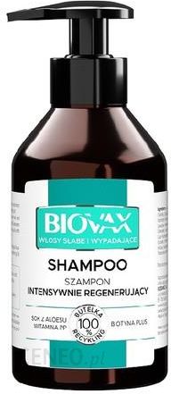 biovax szampon intensywnie regenerujący do włosów słabych i wypadających