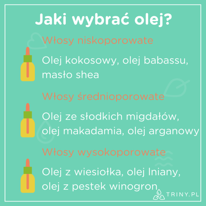 jak zrobić olejek do włosów