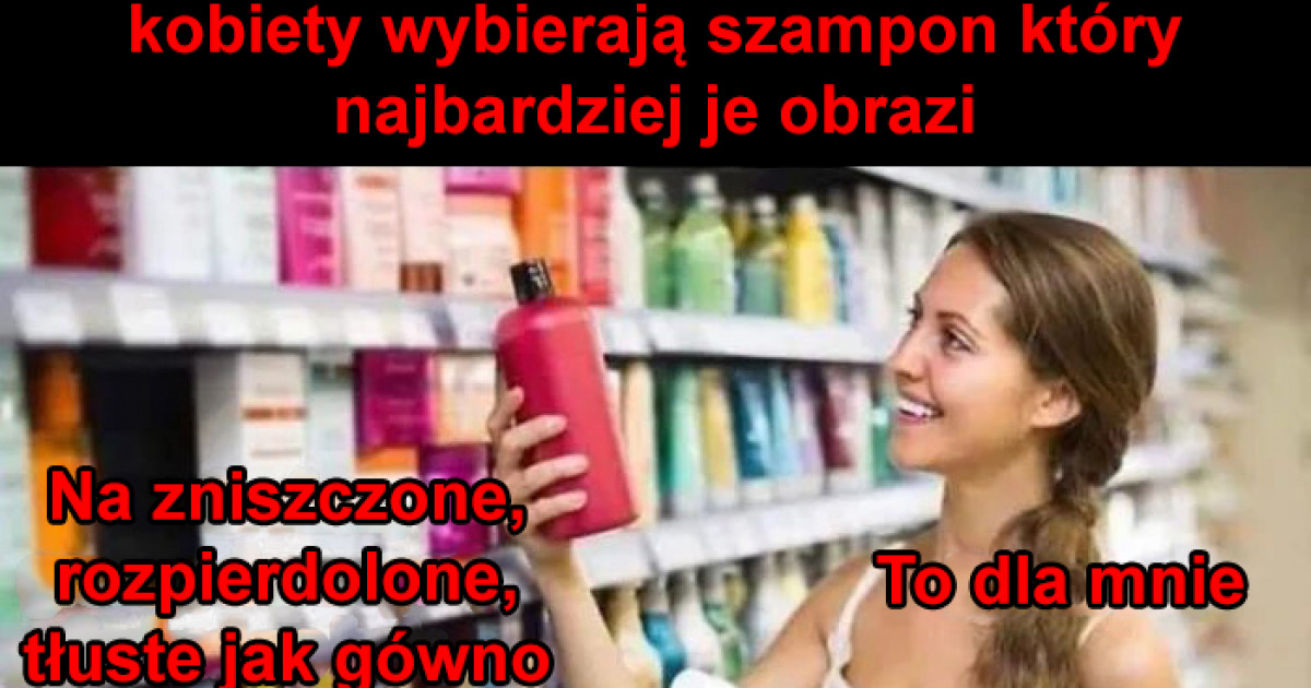 szampon do wlosow chujowych