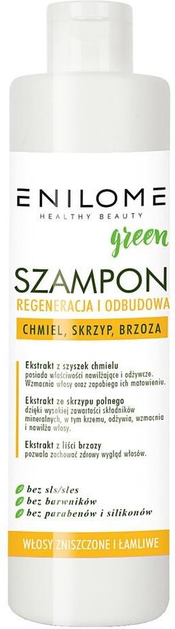 enilome healthy beauty green szampon regeneracja i odbudowa