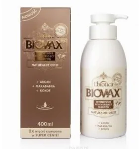 szampon biovax argan i złoto