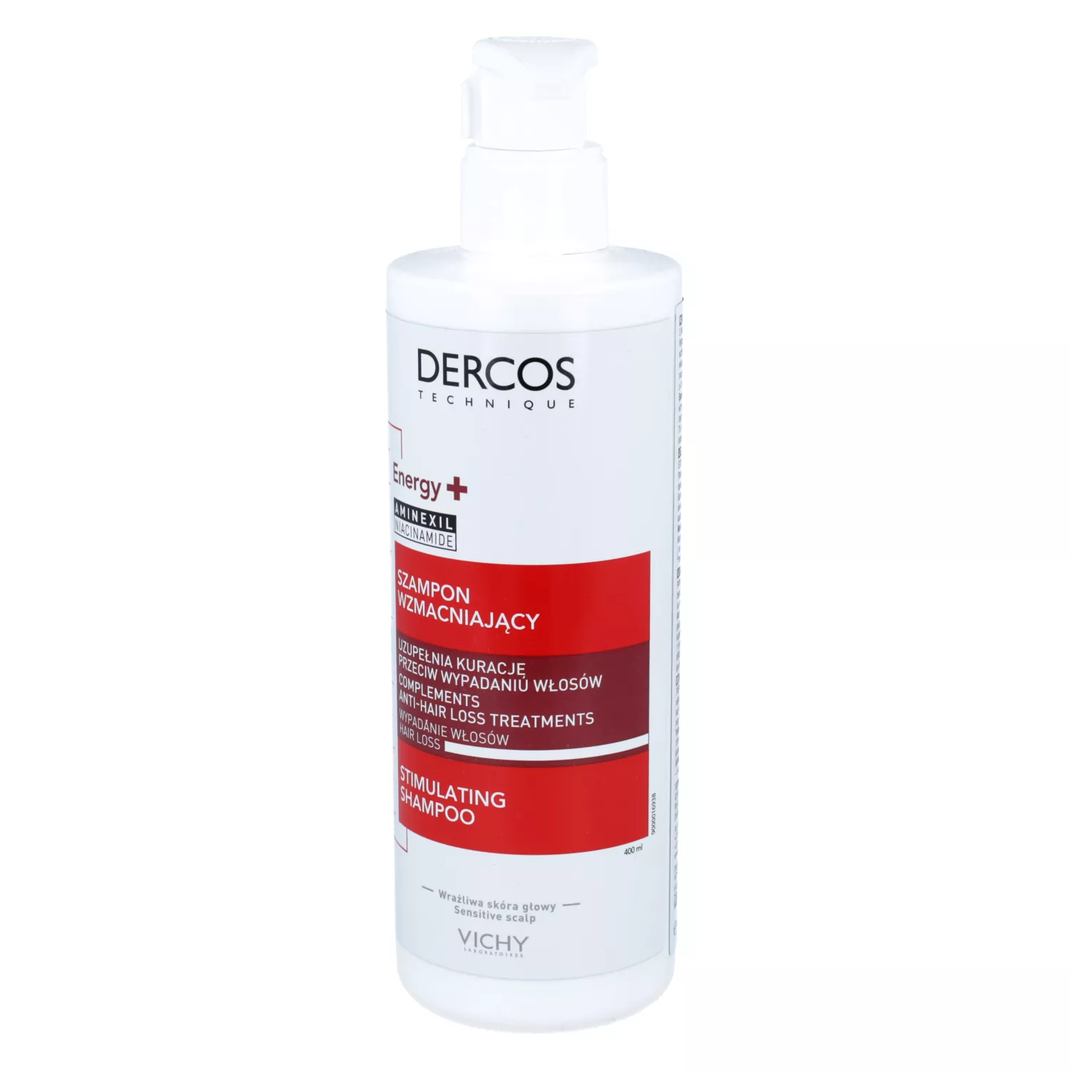 vichy dercos szampon wzmacniający z aminexilem 200ml