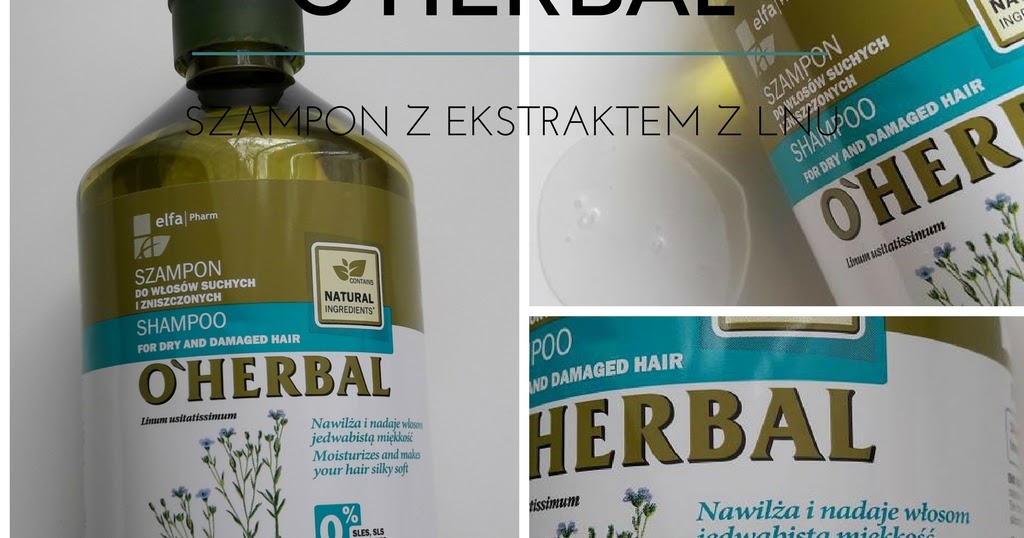 szampon o herbal z lnem skład