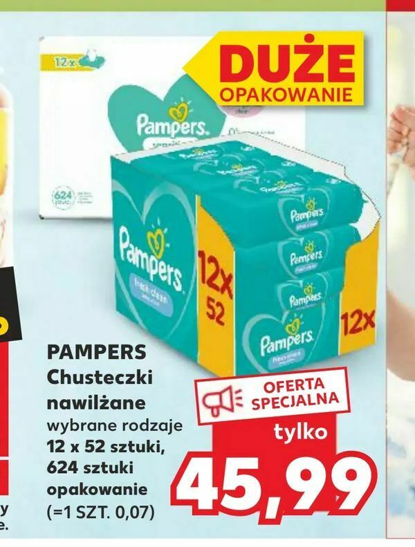 chusteczki nawilzane pampers promocja