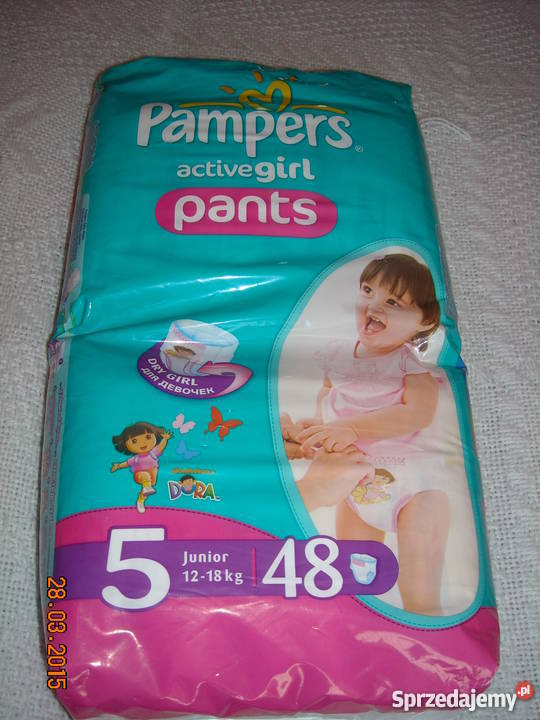 pampers dla dziewczynki