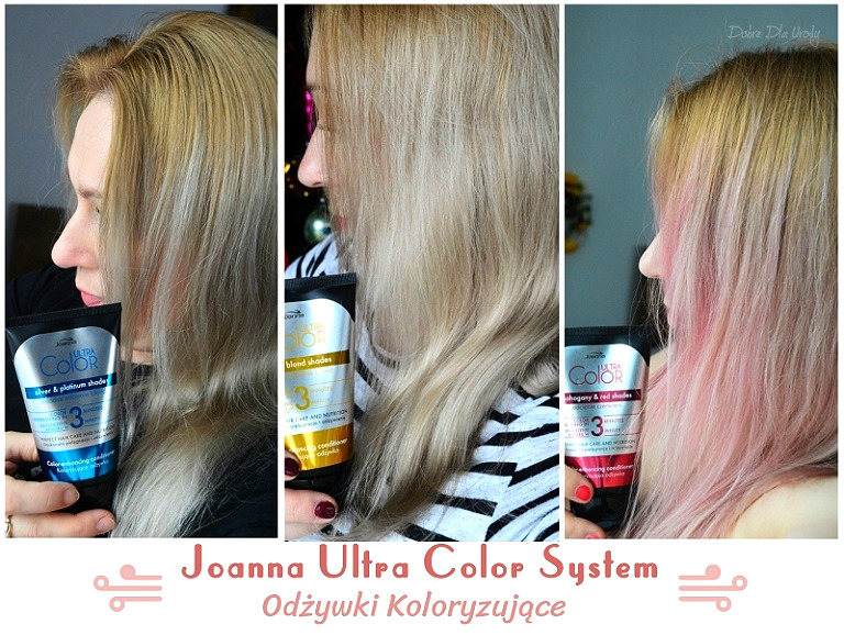 joanna ultra color koloryzująca odżywka do włosów odcienie rudeg wizaz