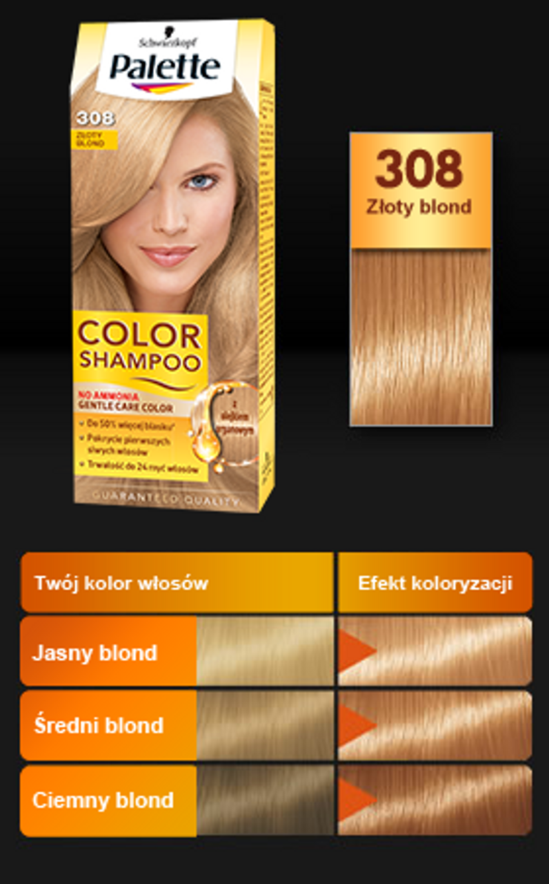 palette szampon perłowy blond