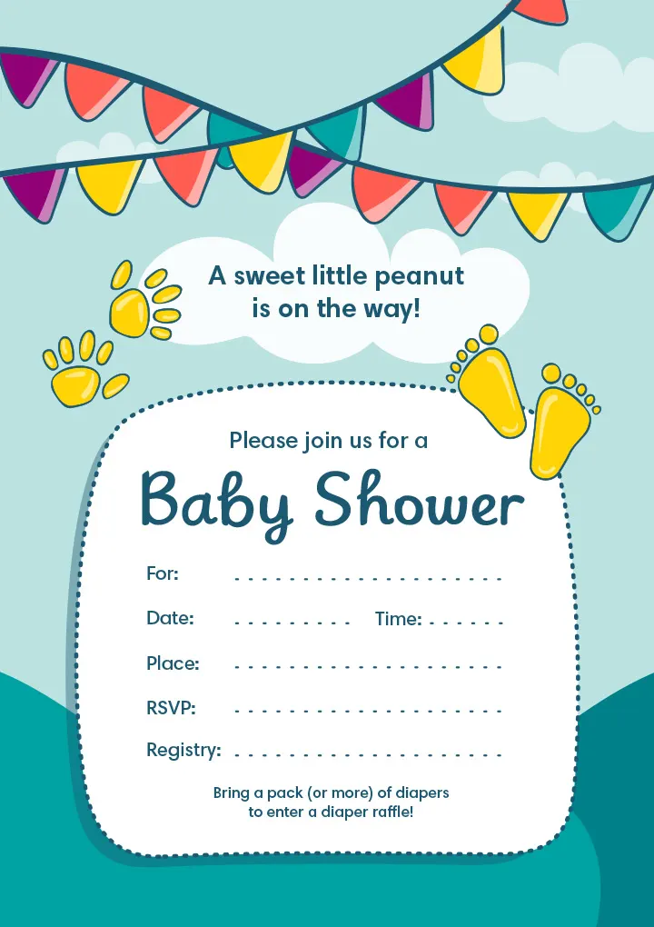 pampers baby shower quiz