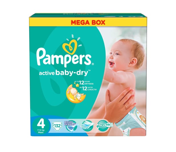 pieluszki pampers active baby-dry