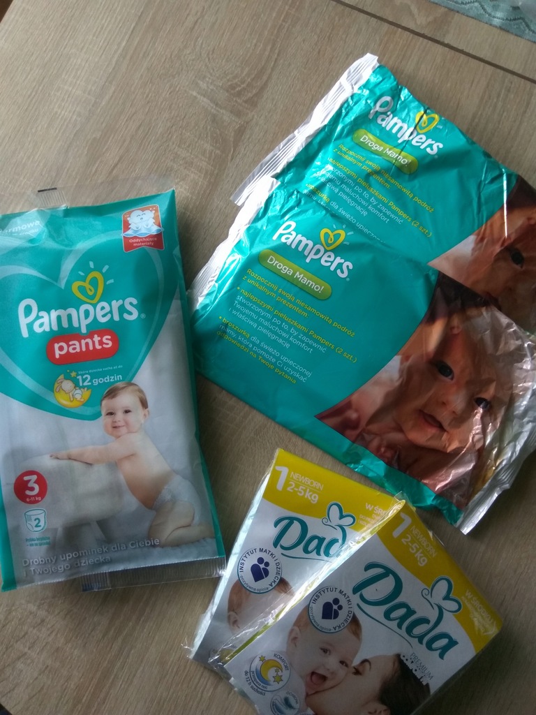 próbki pampers