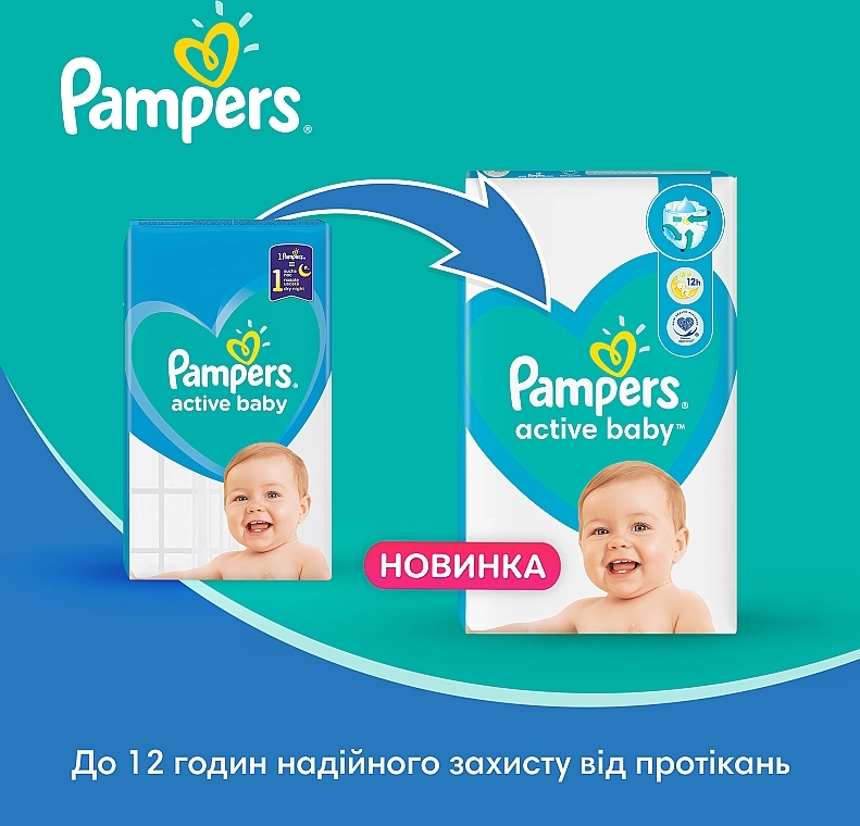 pampers active baby-dry pieluchy 4 maxi 174szt