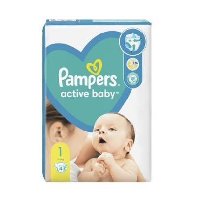 pampers pieluszki new baby 1 newborn 43 sztuki