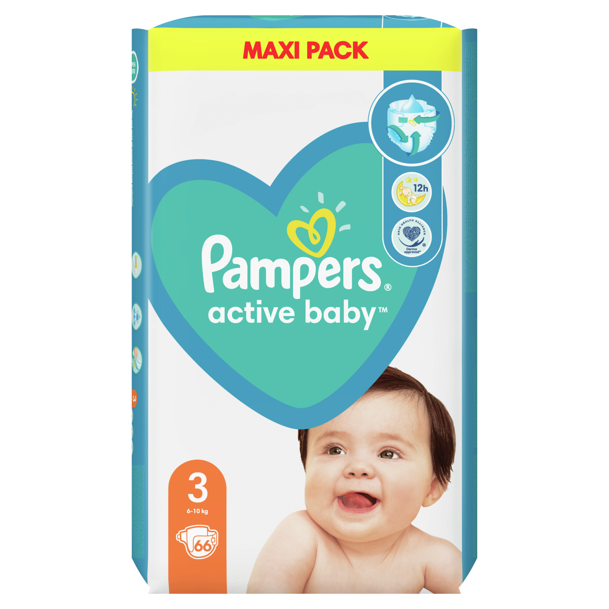 pieluchy pampers active baby 3