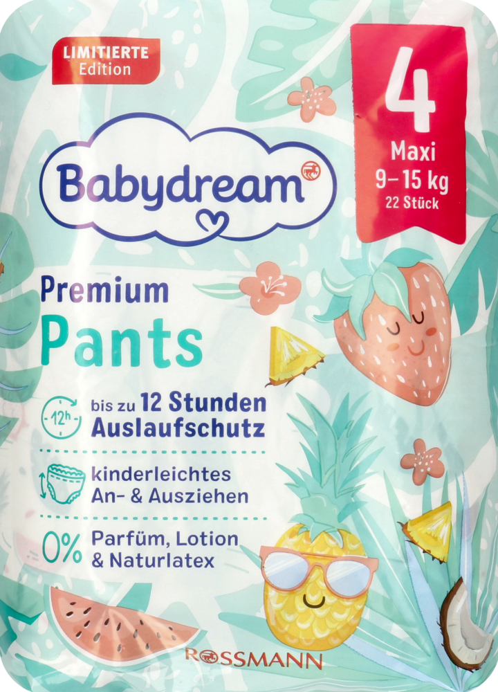 rossmann produkty pieluchy babydream 4+