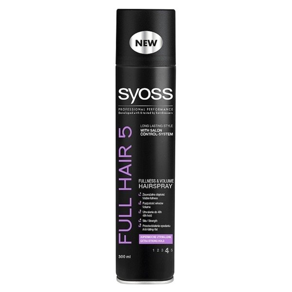 schwarzkopf syoss full hair 5d lakier do włosów